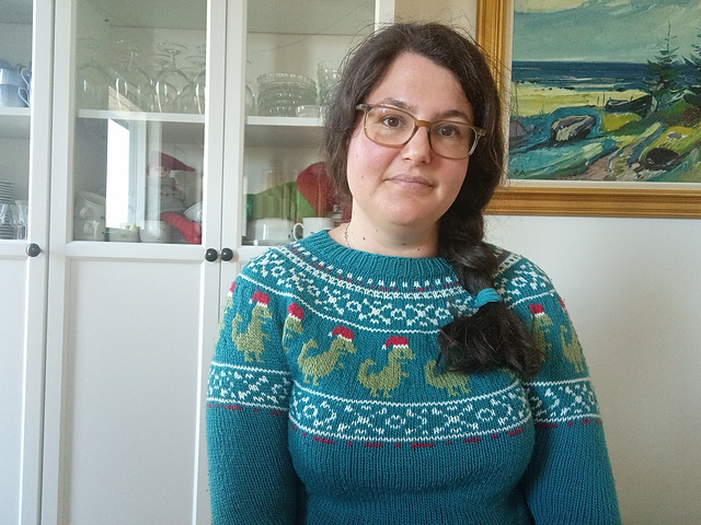 Dino Christmassweater MY SIZE