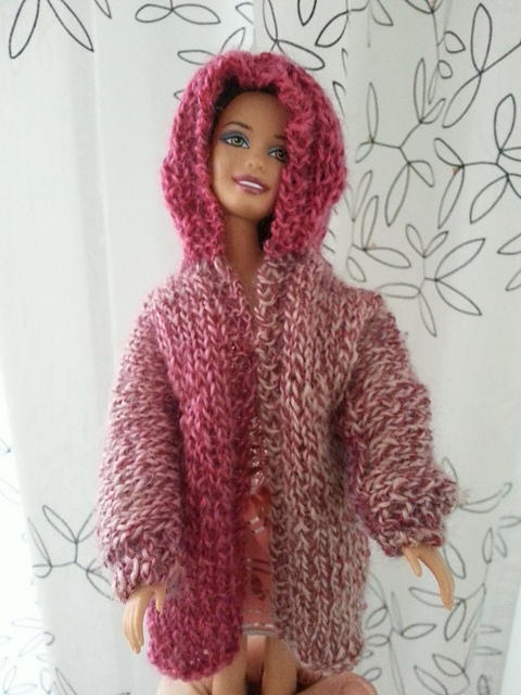 #0065 Cherry Jacket/Coat and White Skirt