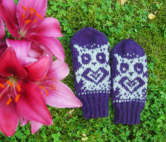 Viola the Owl -mittens