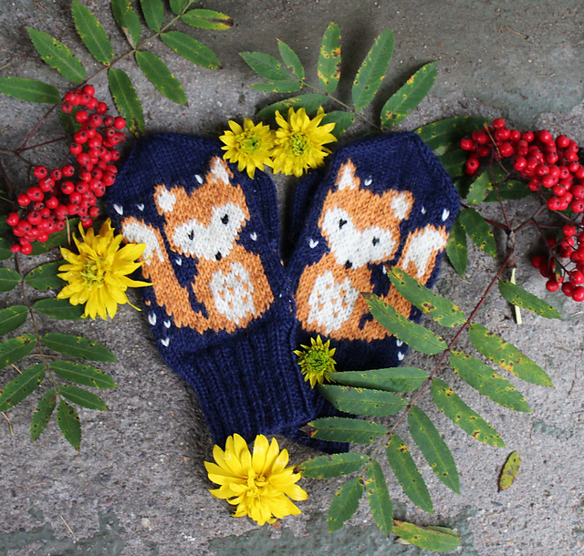 Kettulapaset / Foxy Mittens