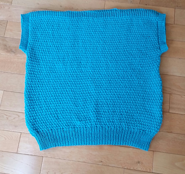 Easy Living/Textured Slash Neck Slipover