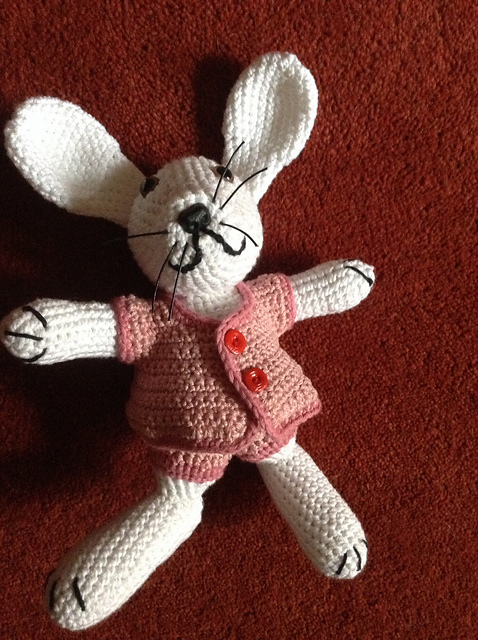Crochet Bunny Keyring
