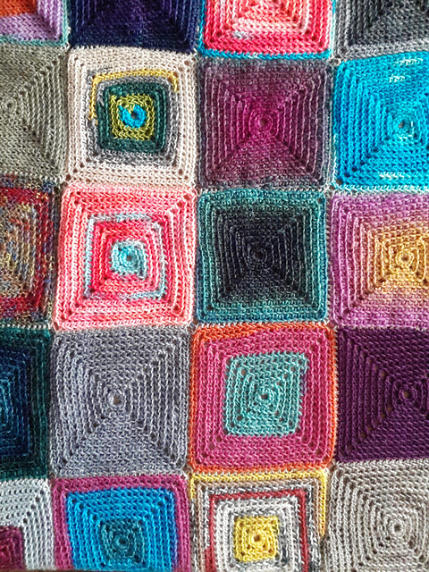 Sock Yarn Squares