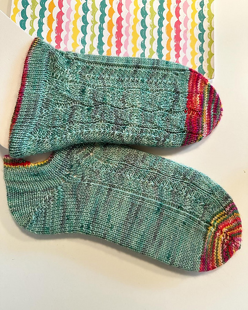 Sneakersocken Wings and Waves