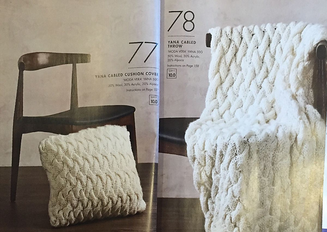 Yana Cabled Throw