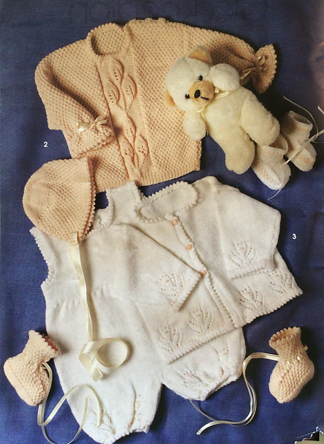 Baby’s Cardigan, Overalls & Booties #3