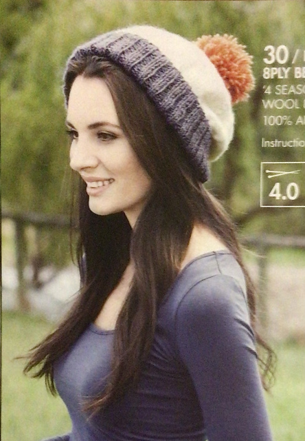 Pure Wool Beanie with Pom Pom