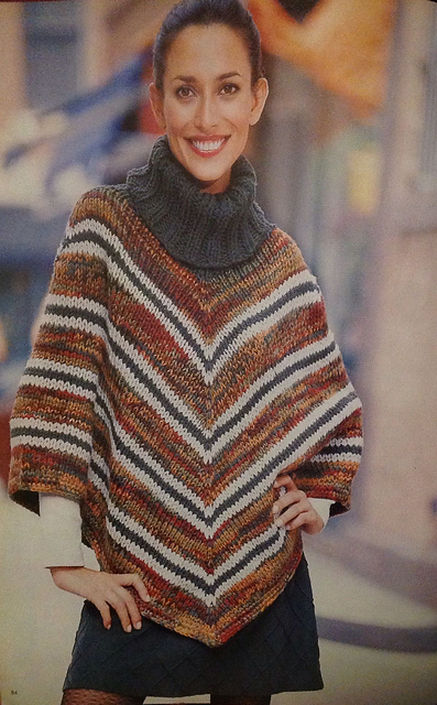 Striped Poncho