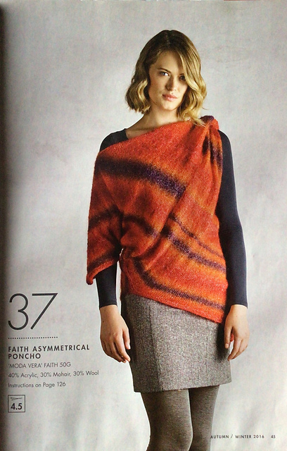 Faith Asymmetrical Poncho