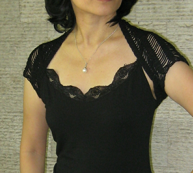 Simply Striped Shrug