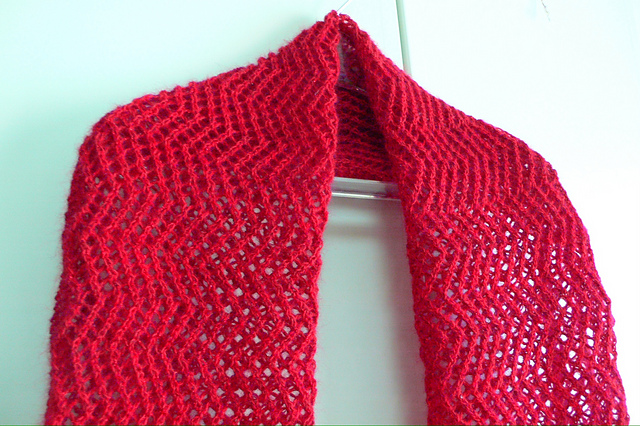 ネット編みのショール Net ami no shawl　