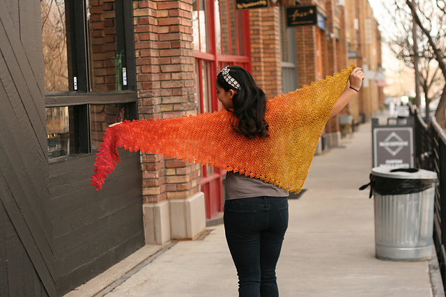 Turbulent Wake Shawl