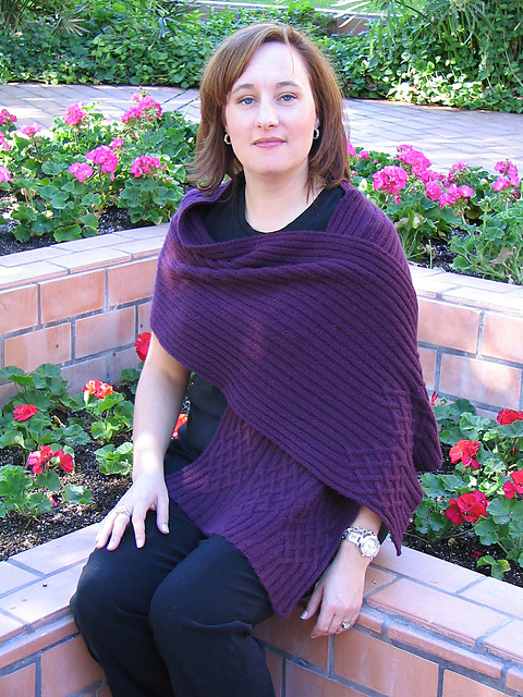 Woven Cable Scarf & Wrap