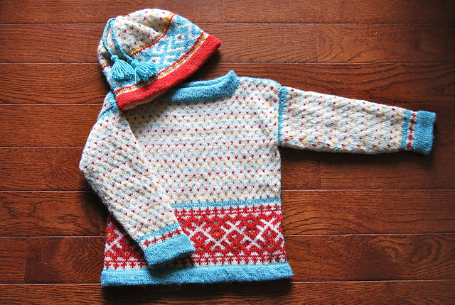 Onni Child's Sweater and Hat