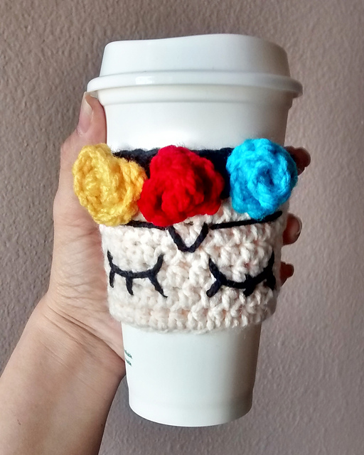 Frida kahlo cup cozy
