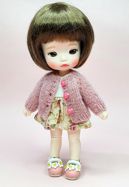 MINI top down cardigan