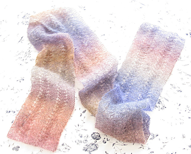 simple mohair scarf