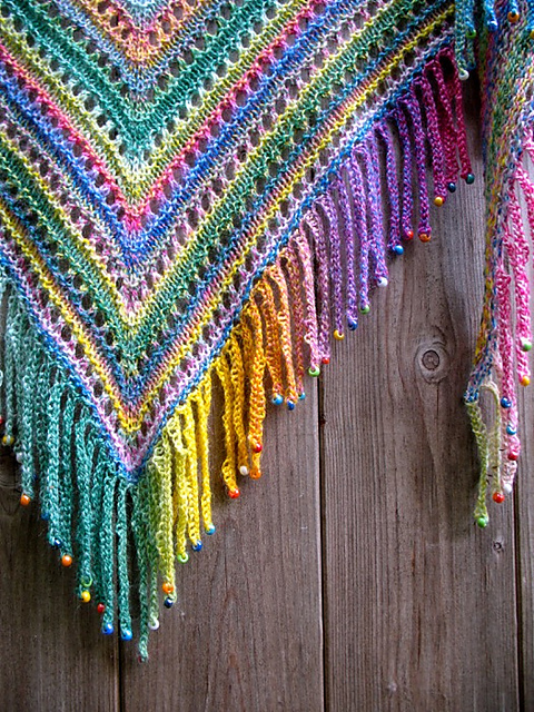 Frango - a fringe shawl