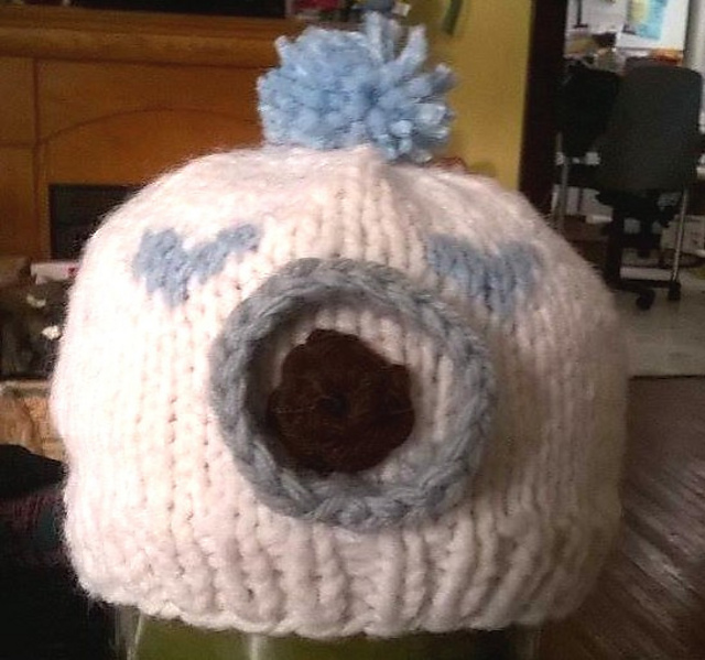 Newborn "Baby Minion" hat
