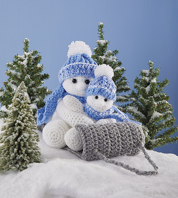 Sledding Snowmen 97649N