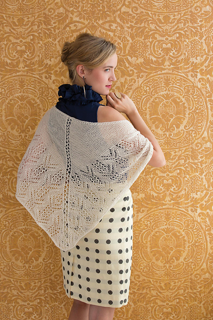 Cream & Sugar: Lace Shawlette