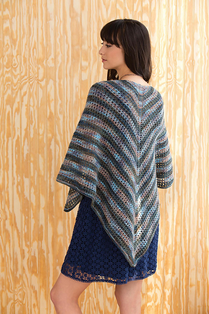 Easy Stripes: Striped Shawl