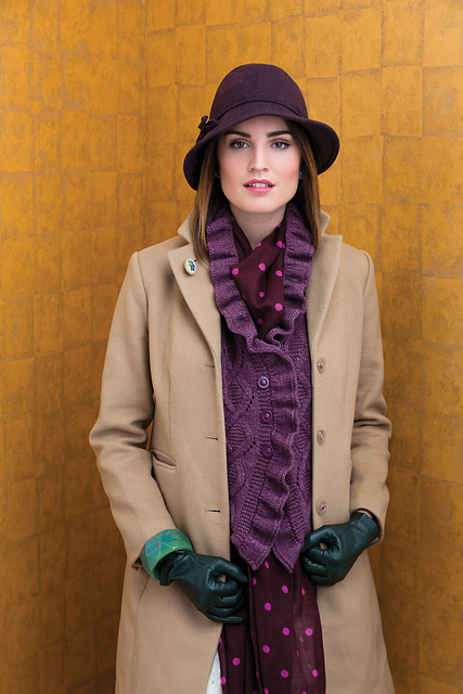 Jewel Tones: Coat Scarf