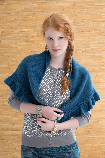 Jewel Tones: Shawlette
