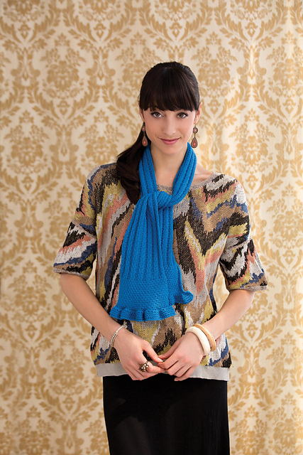 Linen Stitch: Solid-Color Scarf