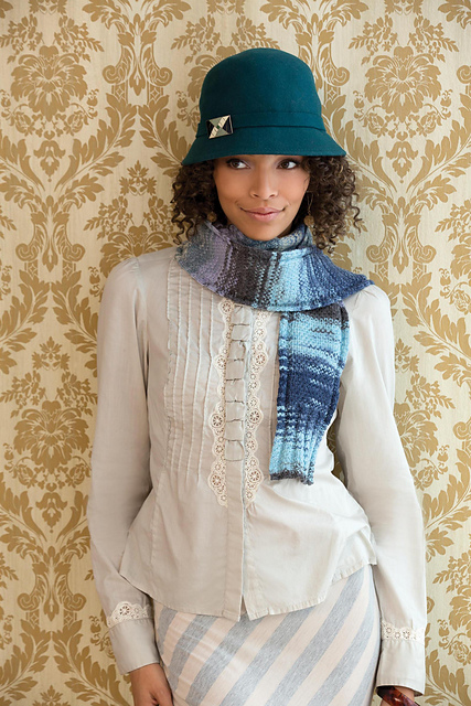 Linen Stitch: Variegated Scarf