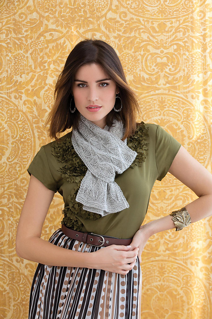 Shades of Gray: Laceweight Scarf