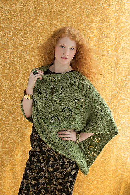 Silk & Cotton: Leaf Poncho