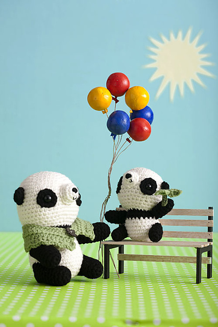 The Runaway Menagerie: Mama & Baby Panda