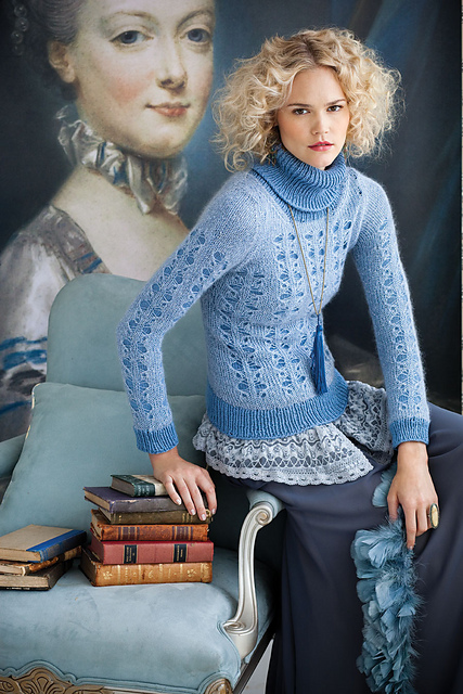 Lace Turtleneck