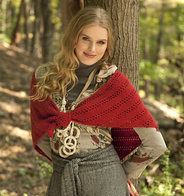 #09 Triangle Lace Shawl