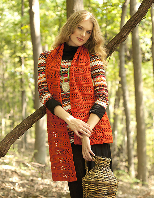 #10 Lace-Panel Wrap