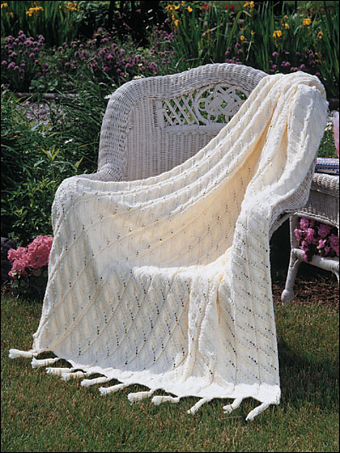 Cable-Look Afghan