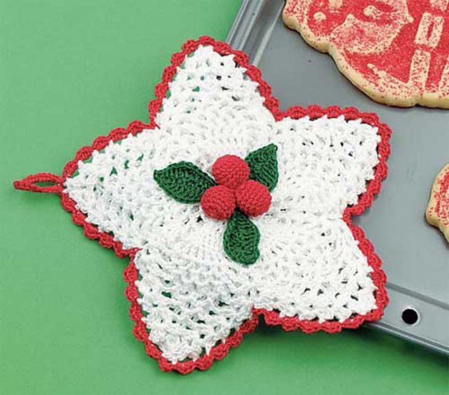 Holly Berry Potholder