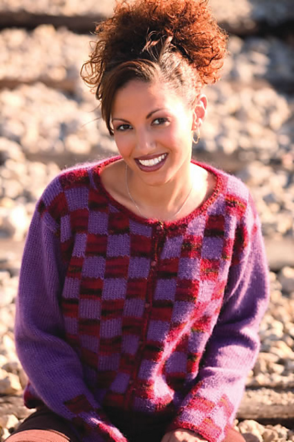 Checkered Cardi