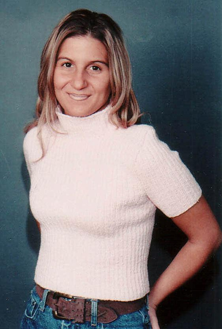 Ribbed Mock T-Neck