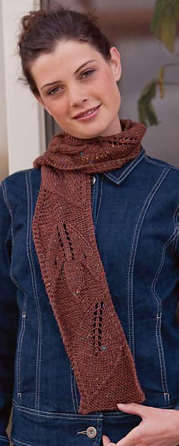 Leaves on the Path Scarf