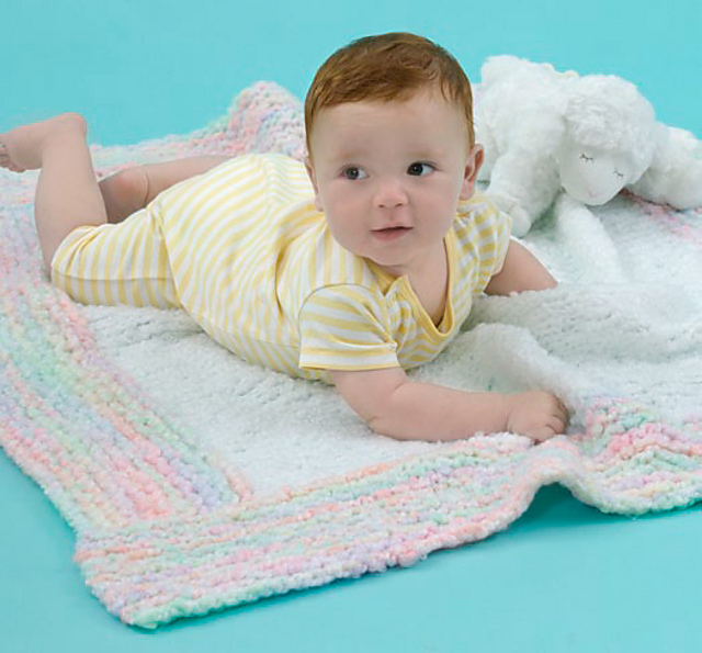 Spun Sugar Baby Blanket