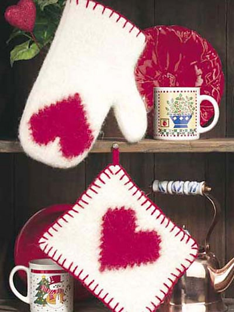 Heartfelts Oven Mitt