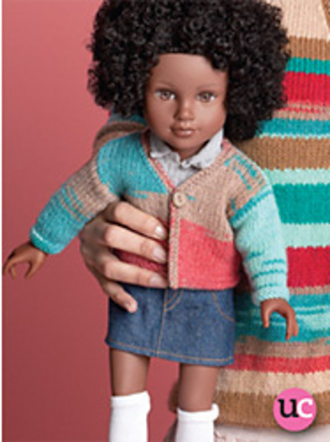 #09 Doll's Striped Cardigan