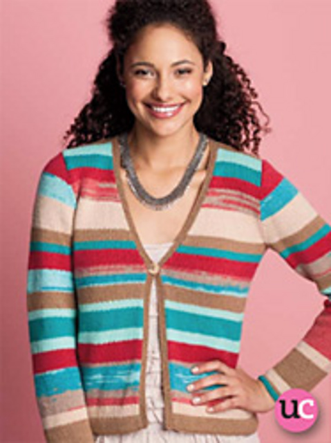 #07 Mom's Striped Cardigan