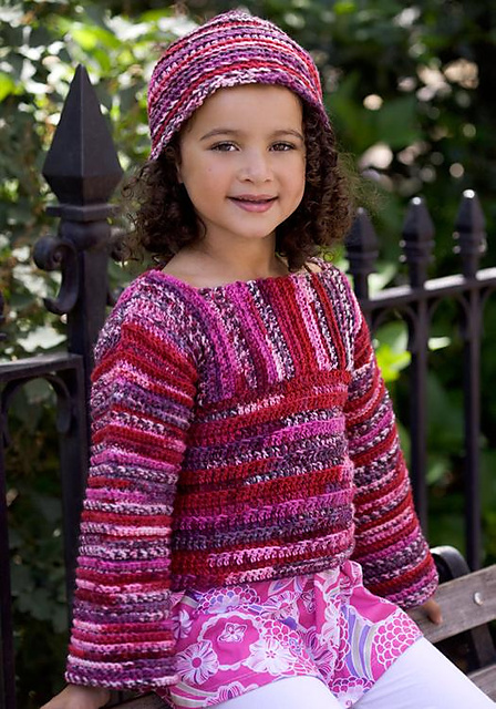 Back-Loop Sweater & Hat (Hat)