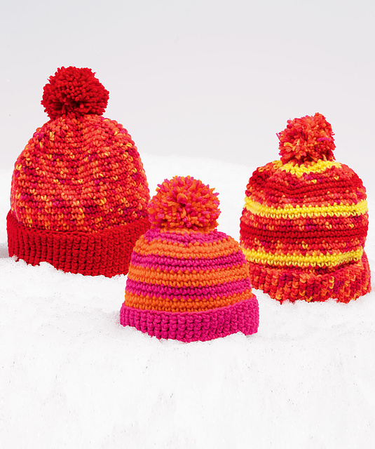 Crochet Hat & Mitts (Hat) #LW1564