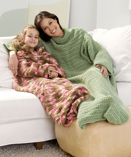 Snuggle Up Throw with Sleeves