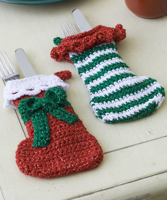 Elf Stockings: Striped Stocking