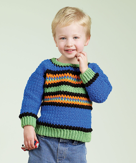 Kid's Striped Pullover